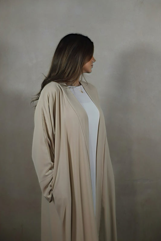 Abaya Kimono - Latte