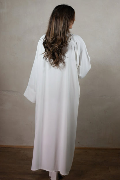 Abaya Kimono Ultra Light - Weiss